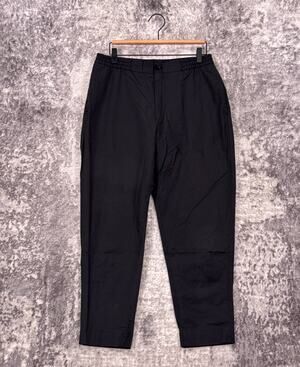 Tres Bien Pants Medium Mens Black Cotton Nylon Stretch Waist Crop Pants